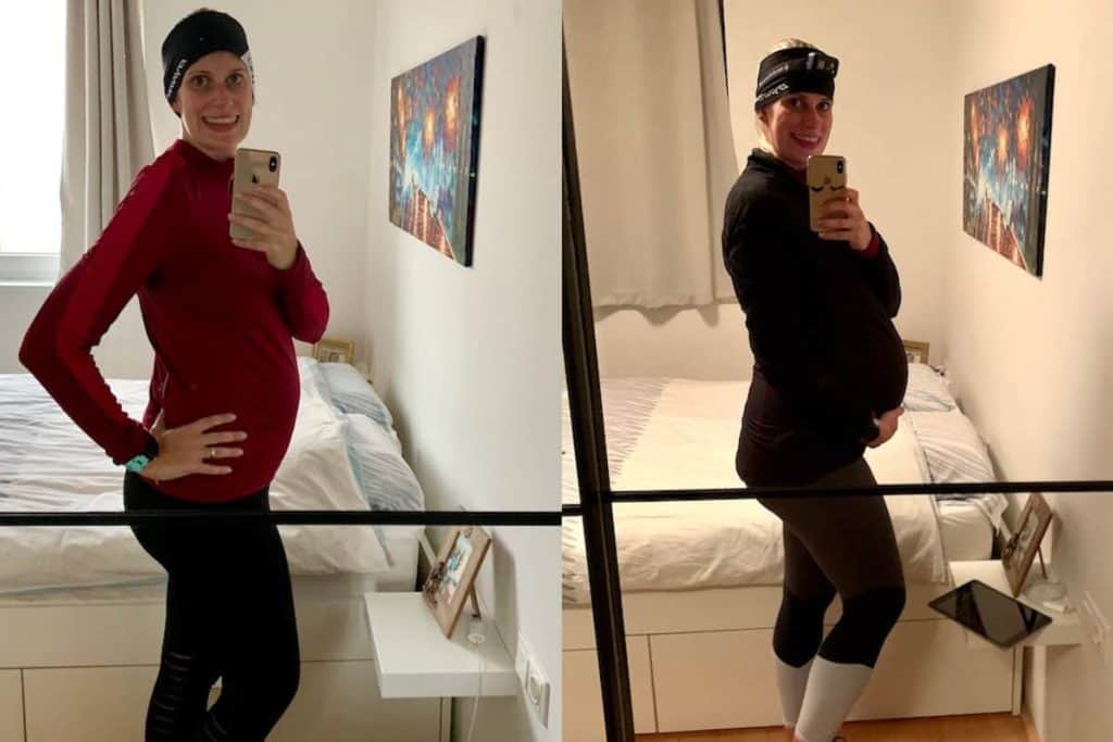 Anna pregnancy at different stages