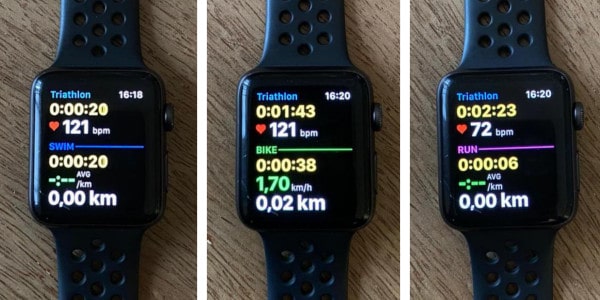 Apple watch triathlon tracker