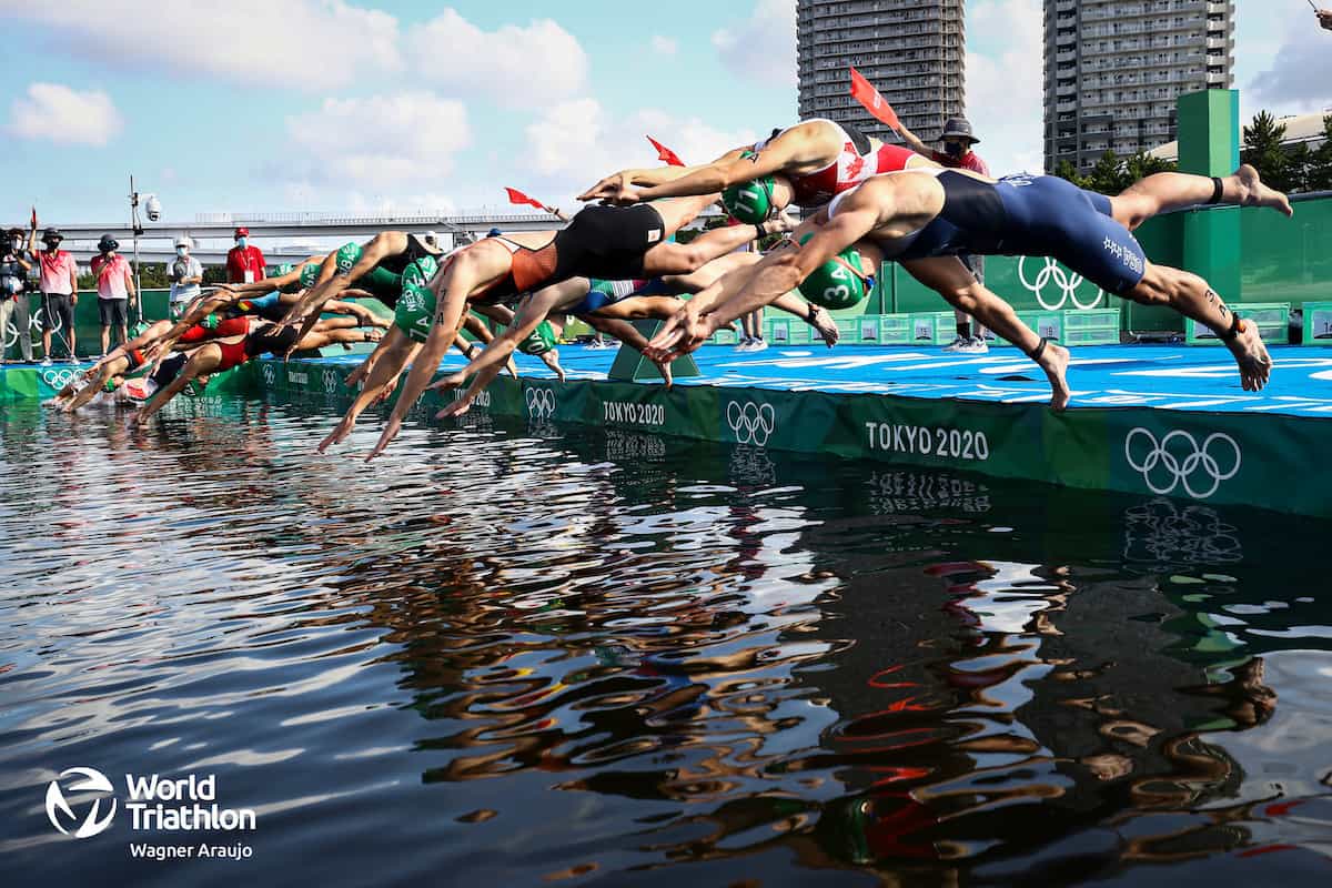 Tokyo Olympics swim start